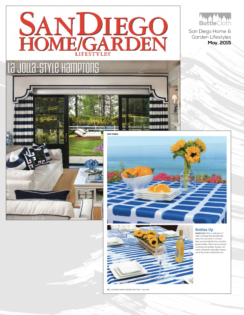 BottleCloth Press - San Diego Home & Garden Lifestyles